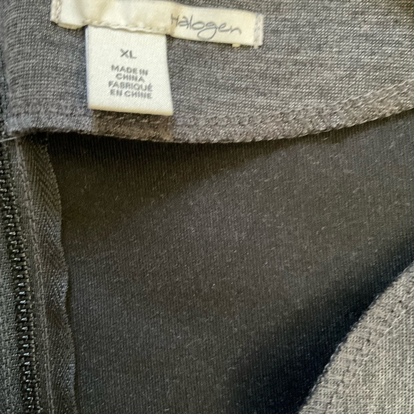 Halogen shift dress extra large gray, dark charcoal, Heather 2 front pockets NWT - Picture 10 of 16